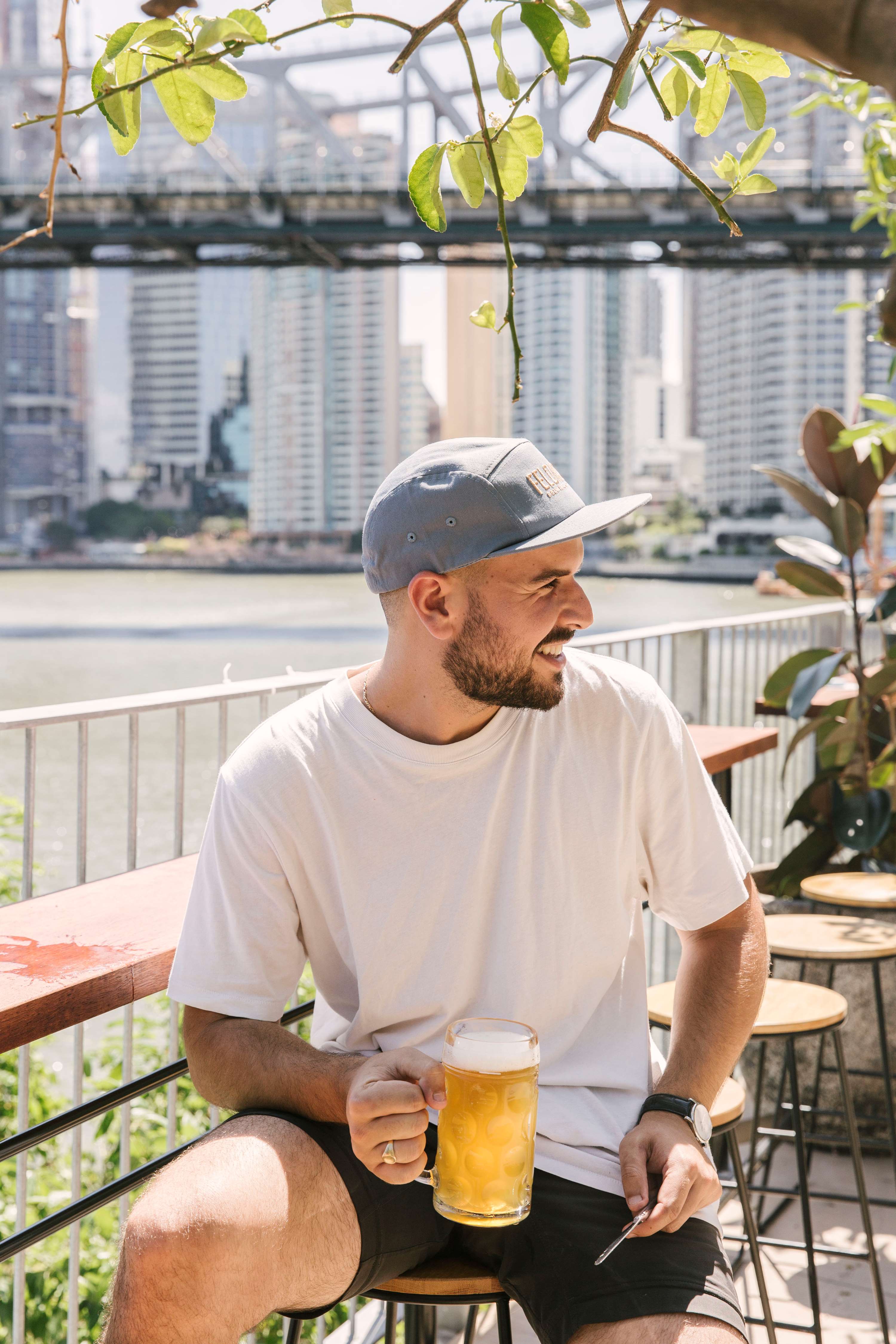 Blue 5 Panel Cap - Image 3